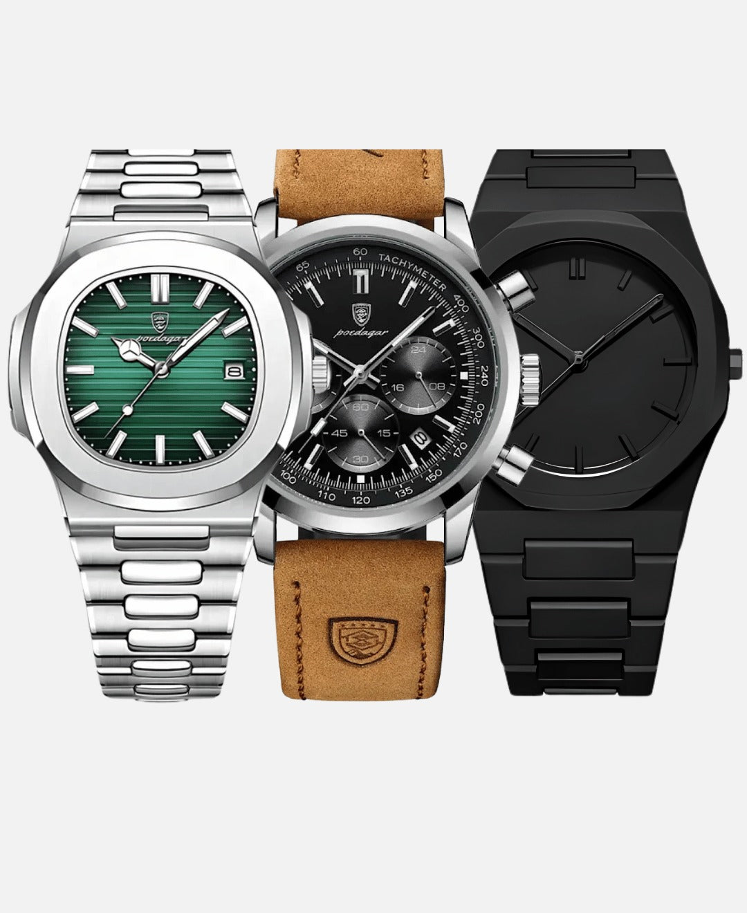 Luca Poedagar® Midnight Trio · Set of 3, the full set