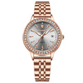 Luca Poedagar® Lumineuse women's watch in Champagne Silver, front view