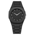 Luca Poedagar® Minuit men's watch in Monarch, front view