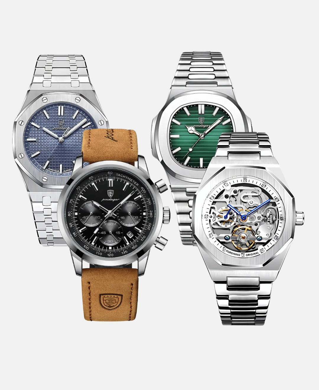 Luca Poedagar® Iconic Four · Set of 4, the full set