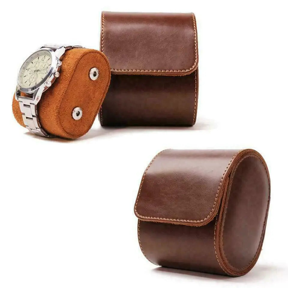 Luca Poedagar® Single Watch Roll, on the wrist
