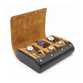 Luca Poedagar® Six-Watch Travel Case, front view