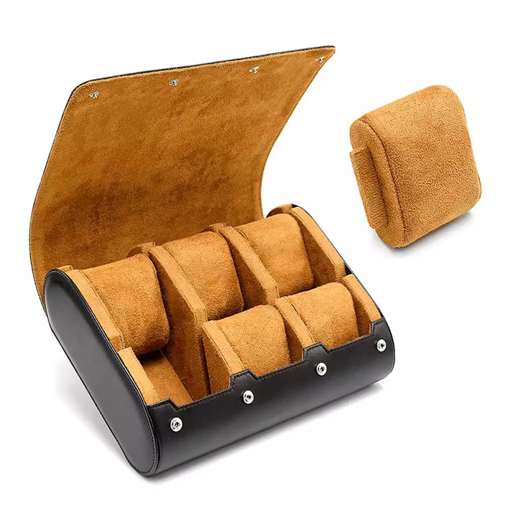 Luca Poedagar® Six-Watch Travel Case, detail